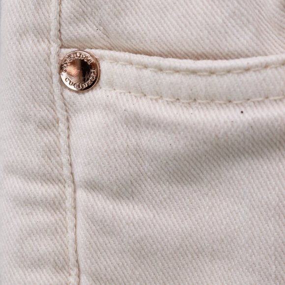 Brunello Cucinelli Cream Tapered Jeans - Picture 6 of 15